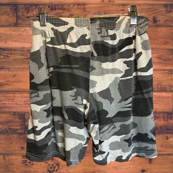 5 for $25🔥Graphite Sport Grey Camouflage Lounge Shorts Small - Picture 2 of 4